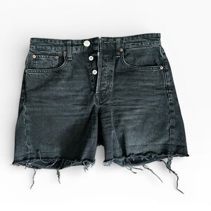 rag & bone Distressed Black Jean Shorts Size 27